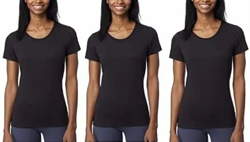 32 Degrees Cool Women's 3-Pack Short Sleeve Scoop Neck Tee