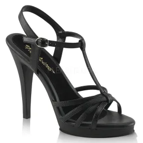 4 Inch Heel FLAIR-420 Black Pu