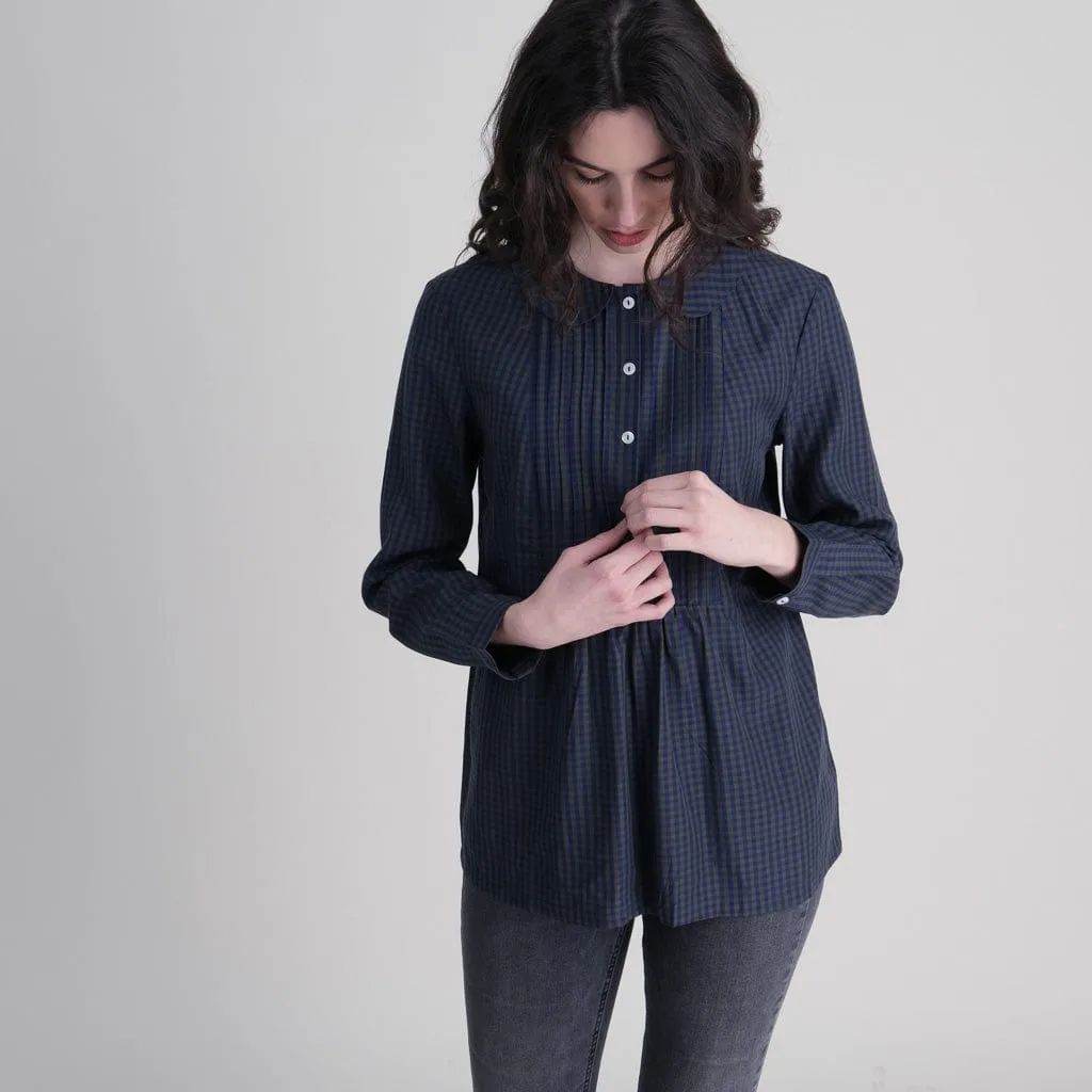 Adrianne Tencel Blouse | Check