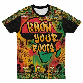 African Map Graffiti T-shirt