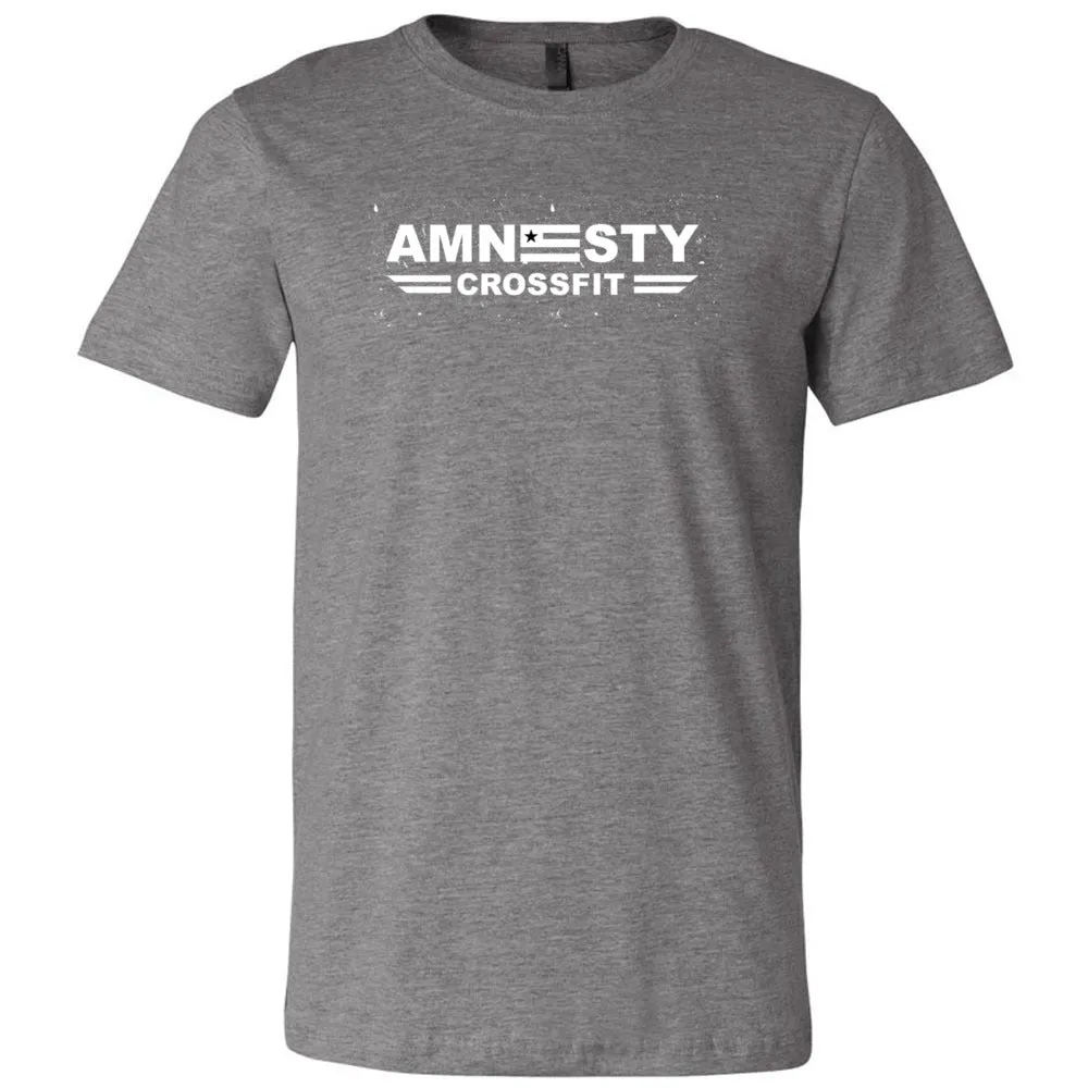 Amnesty CrossFit - Distressed - Men's T-Shirt