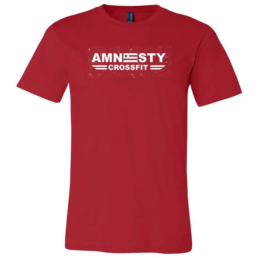 Amnesty CrossFit - Distressed - Men's T-Shirt