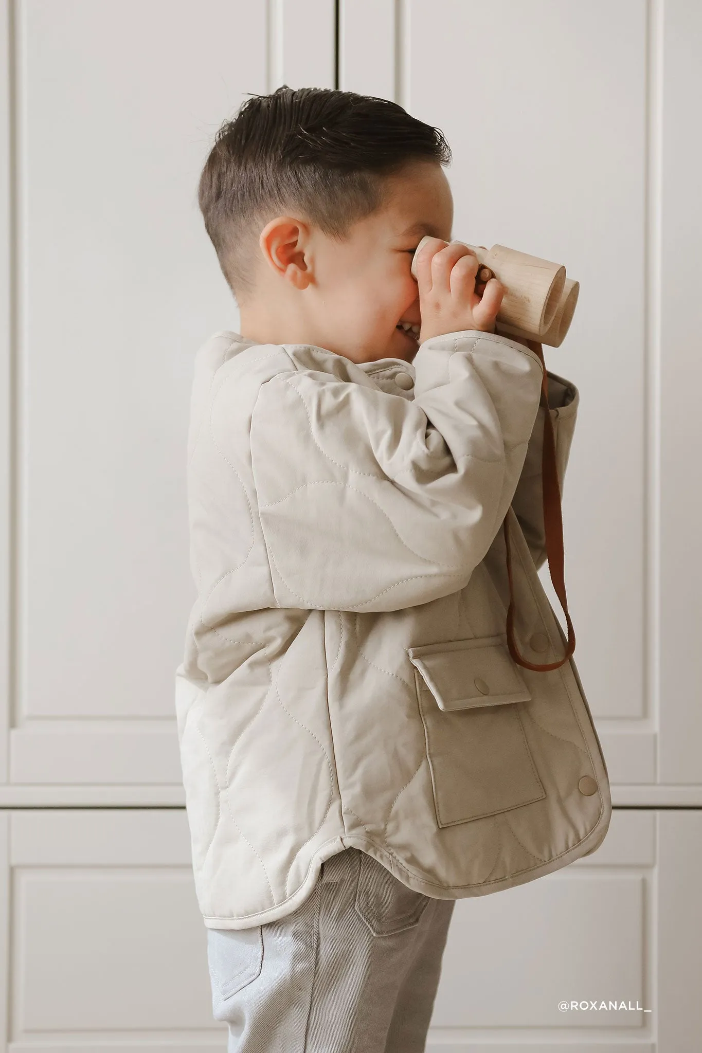 Arie Puffer Jacket - Vintage Taupe