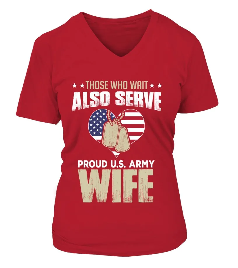 Army Wife Also Serves T-shirts