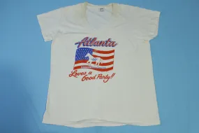 Atlanta 1988 Democratic National Convention Vintage 80's Loves A Good Party T-Shirt