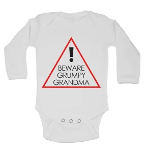 Beware Grumpy Grandma - Long Sleeve Baby Vests