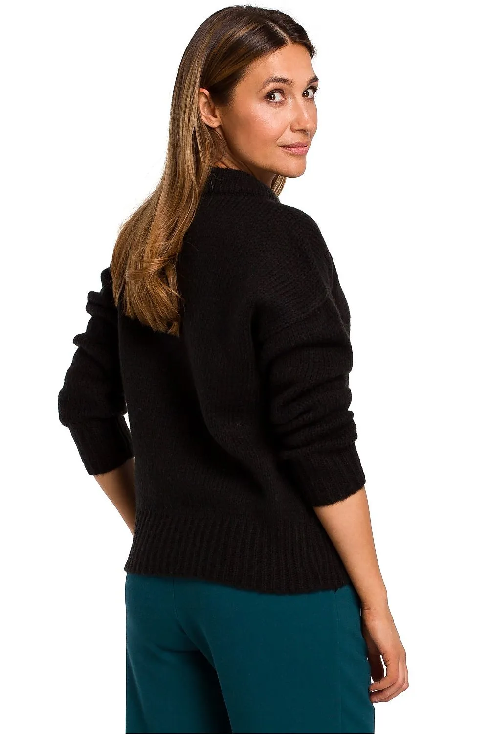 Black Turtleneck Sweater