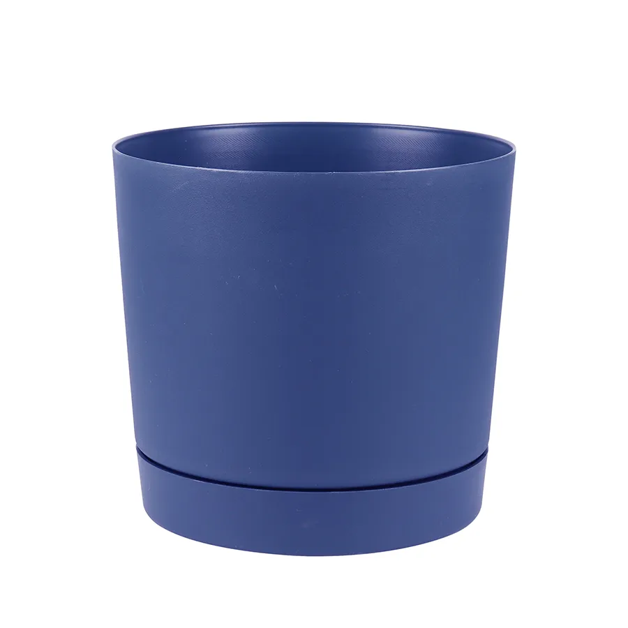 Blue Round Mini Planters