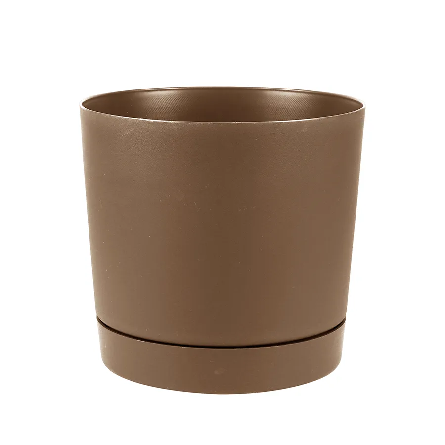 Brown Round Mini Planters