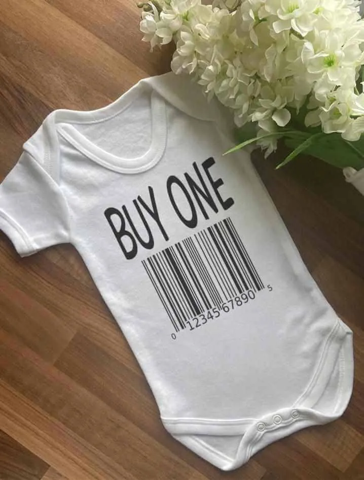 Buy One Get One Free - Funny Twins Baby Vests (2 Pack)