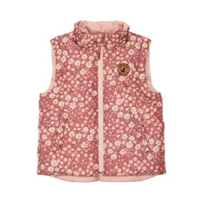 Crywolf Reversible Vest - Rosewood Floral