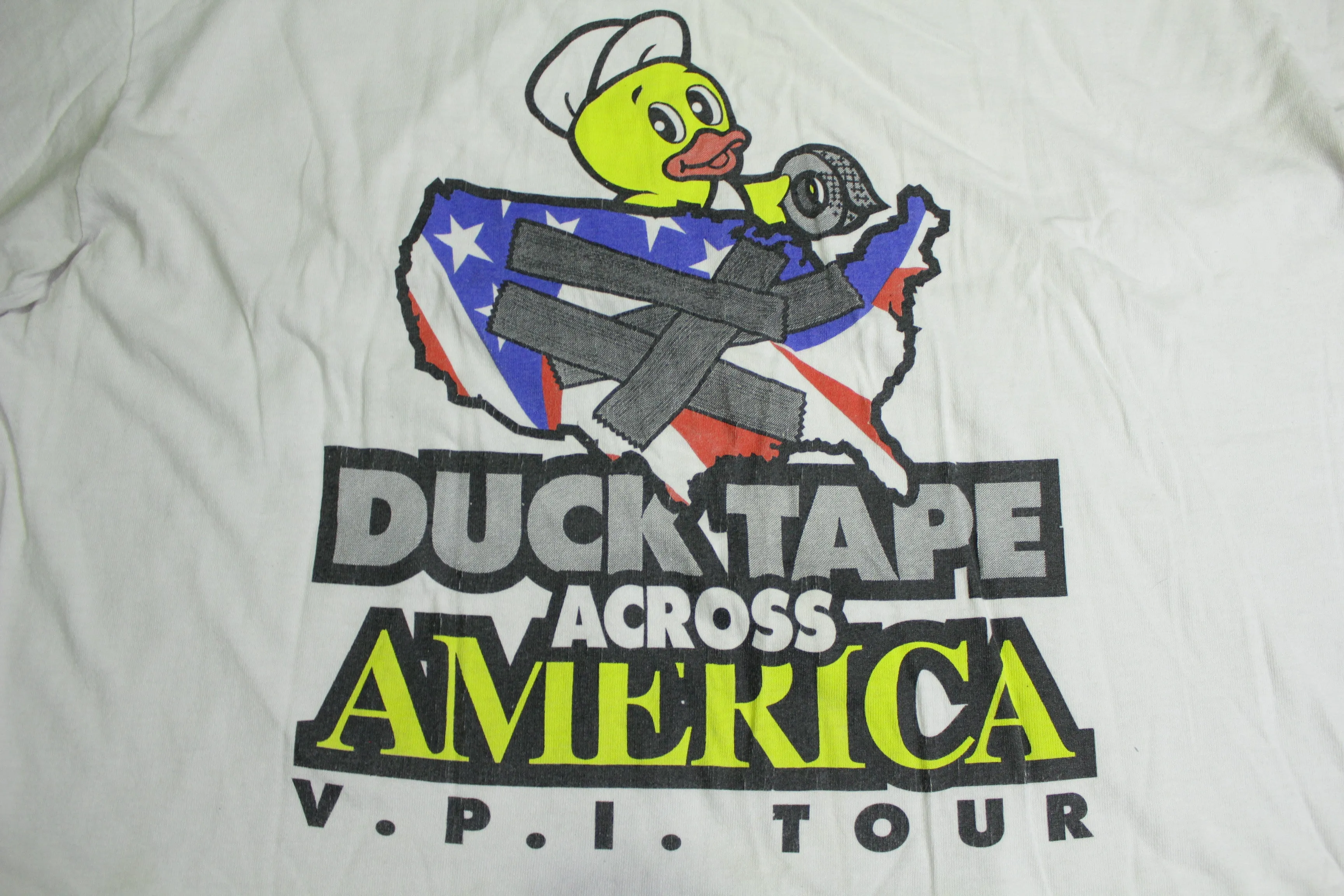 Duck Tape Across America VPI Tour Vintage 80's Hardware Single Stitch T-Shirt