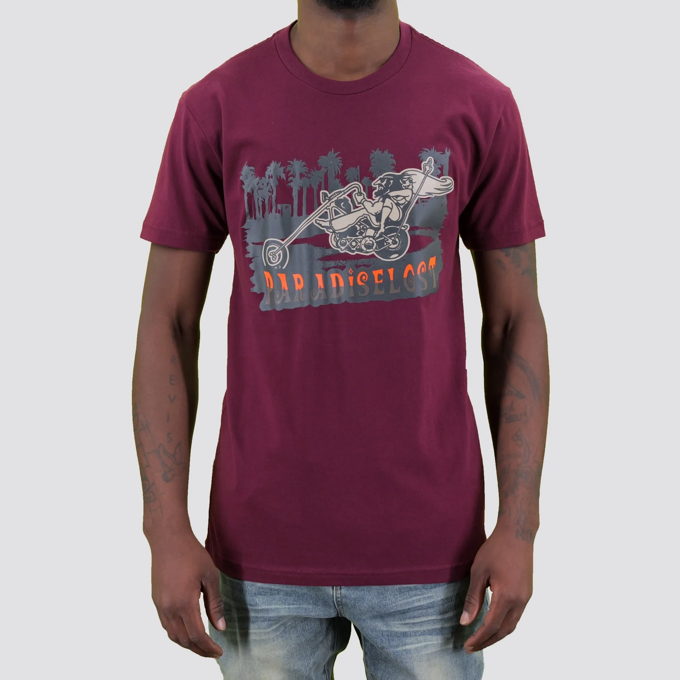 FEARLESS TEE MAROON