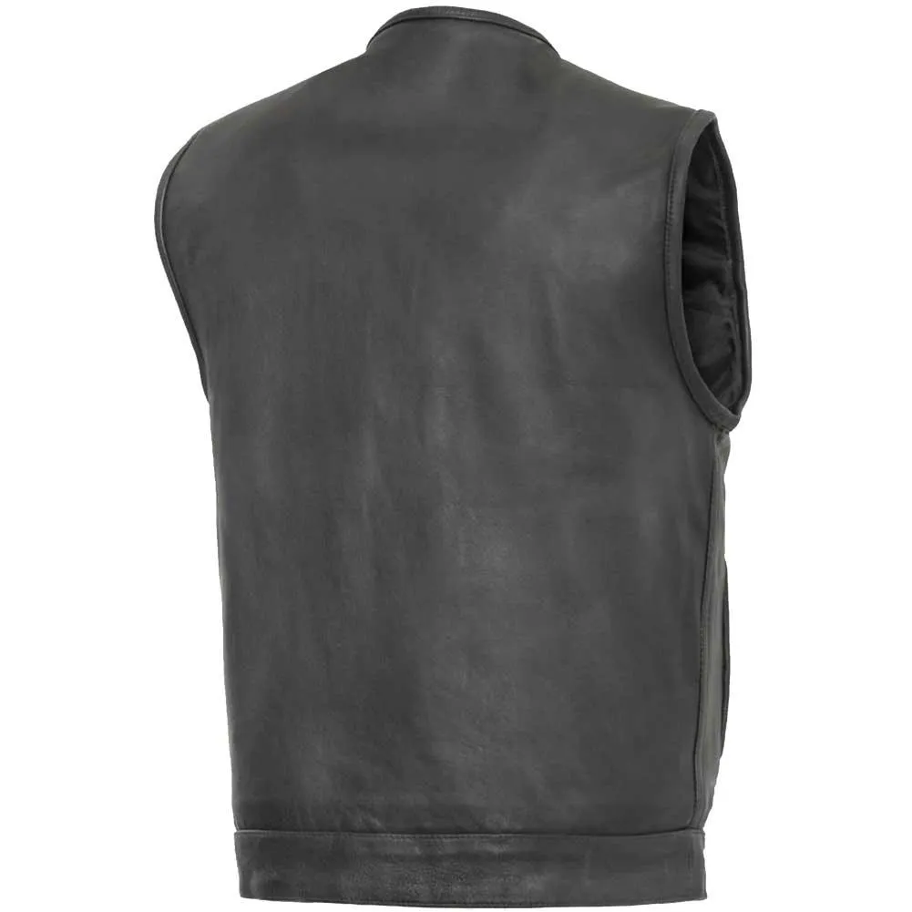 First Mfg Mens No Rival Concealment Leather Vest