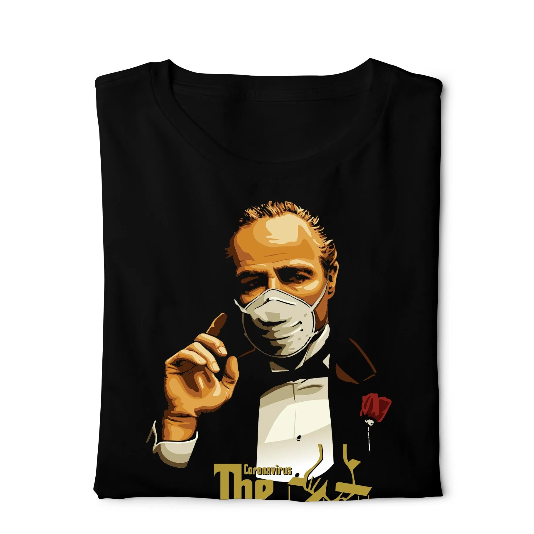 Godfather corona THE LOCKDOWN - Digital Graphics Basic T-shirt Black