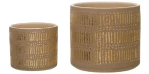 Gold Pattern Planter