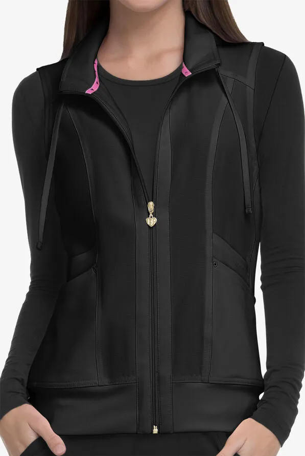 HeartSoul Break On Through Women's Zip Front Vest - HS500