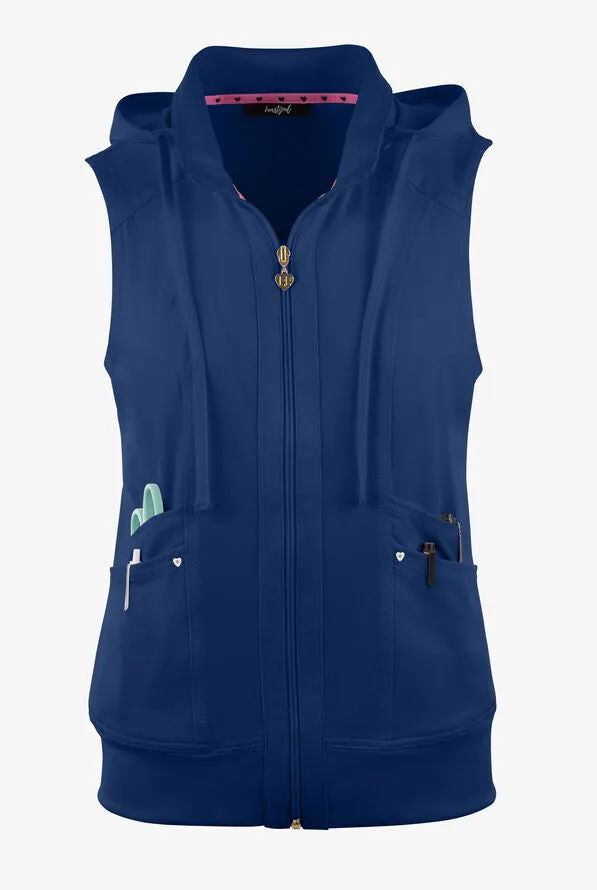 HeartSoul Break On Through Women's Zip Front Vest - HS500