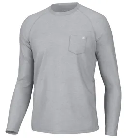 'Huk' Men's Waypoint Crew Neck - Harbor Mist