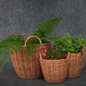 Indoor Planters Made With Wicker From The Willow Tree | Large | Sustainable And Eco Friendly | Handmade In India