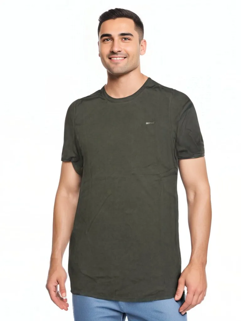 INSPORT MEN'S CLASSIC BLACK TEE