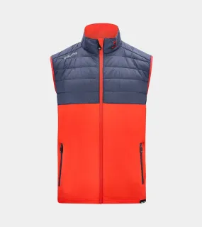 KIDS BLOQUE FIT GILET RED NAVY