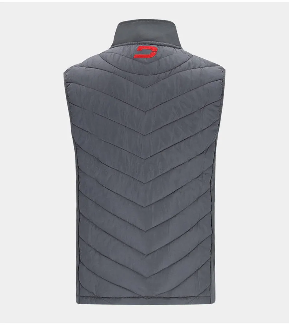 KYTE GILET - CHARCOAL / RED