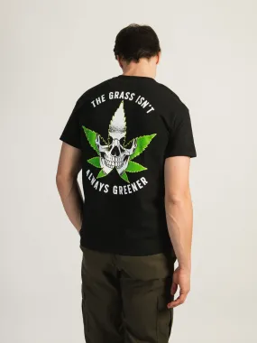 LAST CALL THE GRASS ISN'T GREENER T-SHIRT