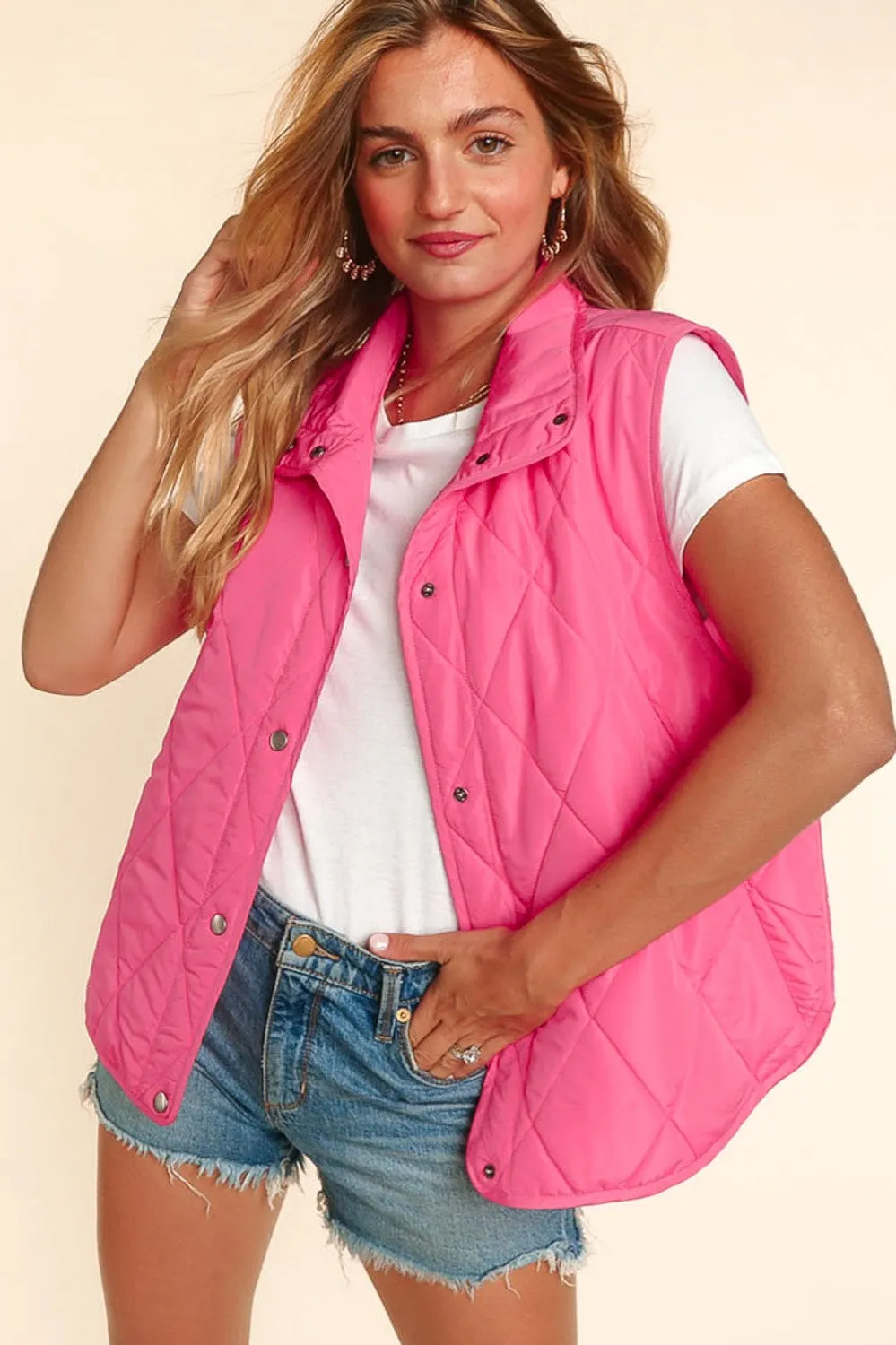 Lucky In Love Quilted Vest