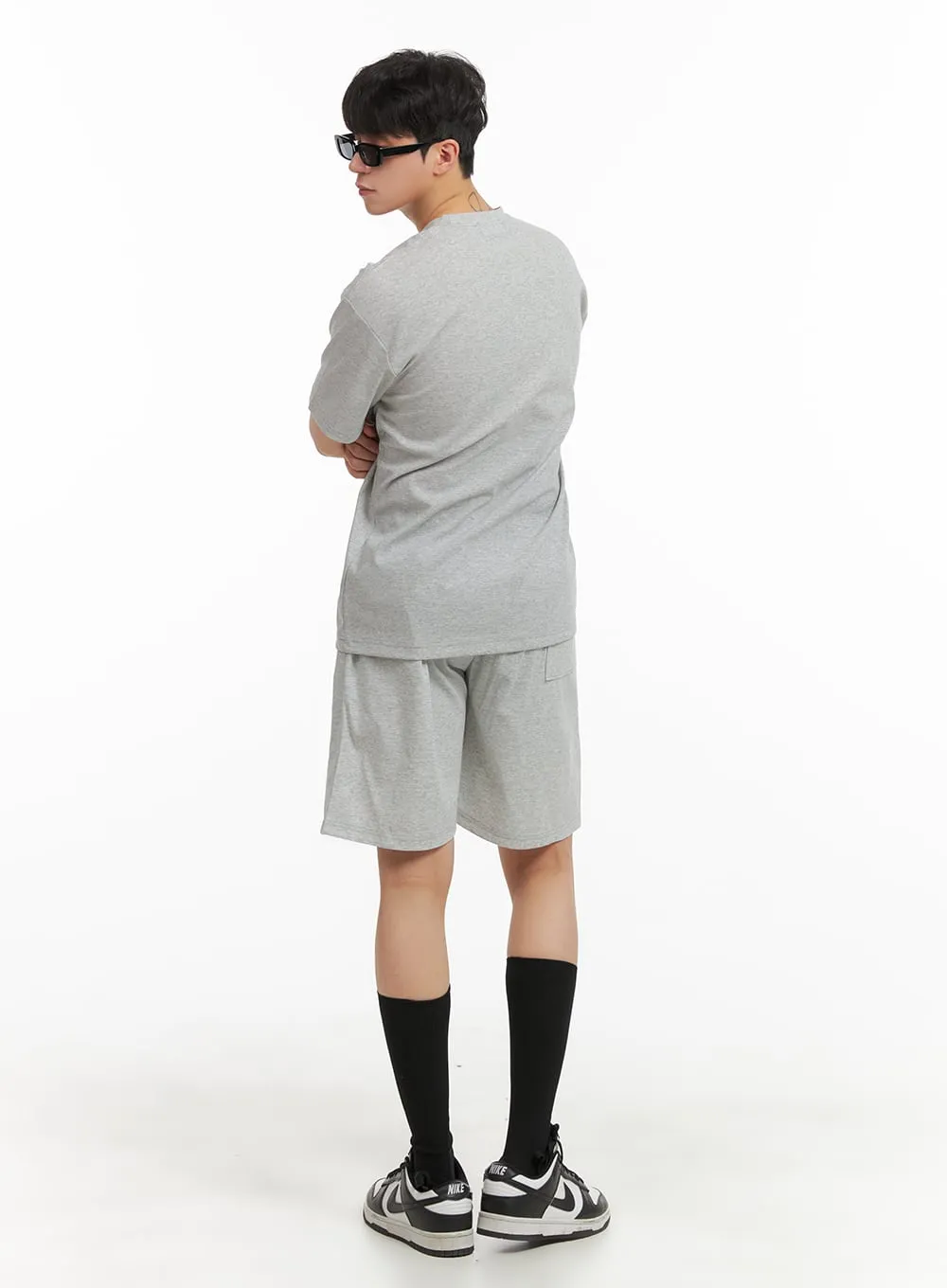 Men's Basic Cotton Shorts IA402