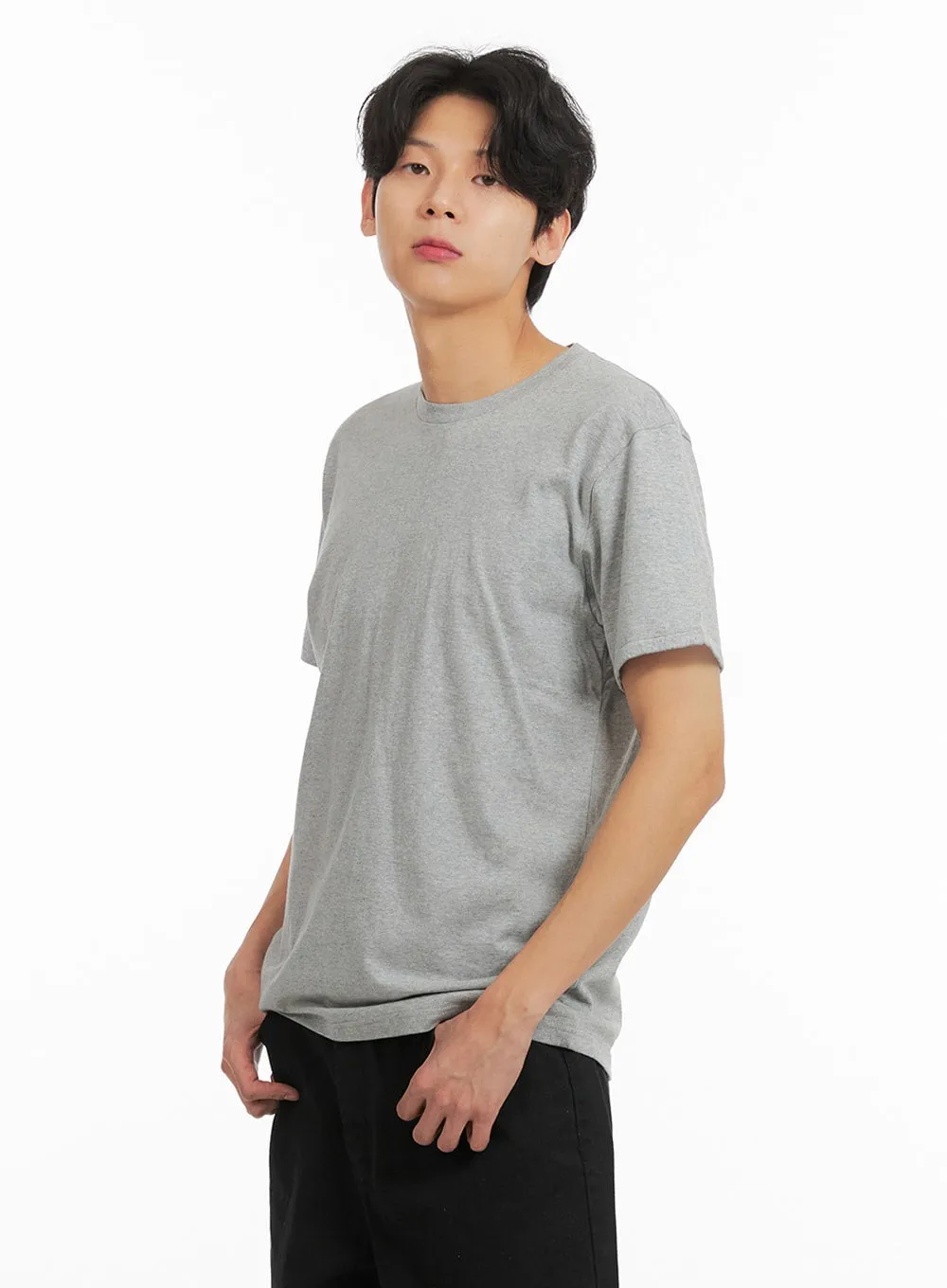 Men's Basic Cotton T-Shirt IA401