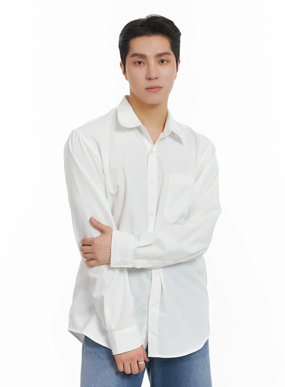 Men's Classic White Shirt IA401