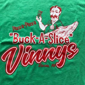 Men's FL Crooks & Co. | Vintage Tee Buck A Slice Vinny's | Green