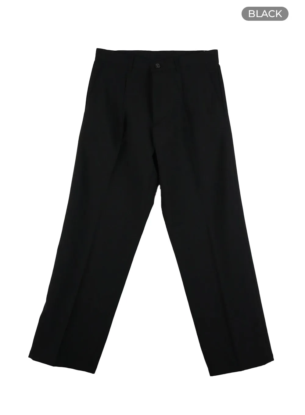 Men's Pintuck Wide Fit Trousers IA402