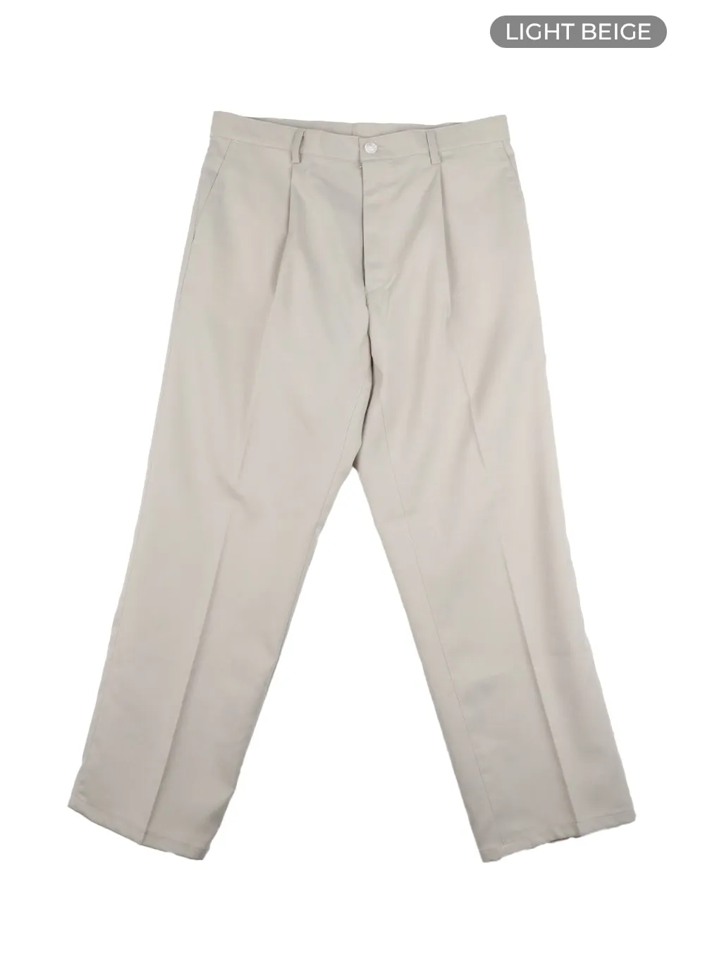 Men's Pintuck Wide Fit Trousers IA402