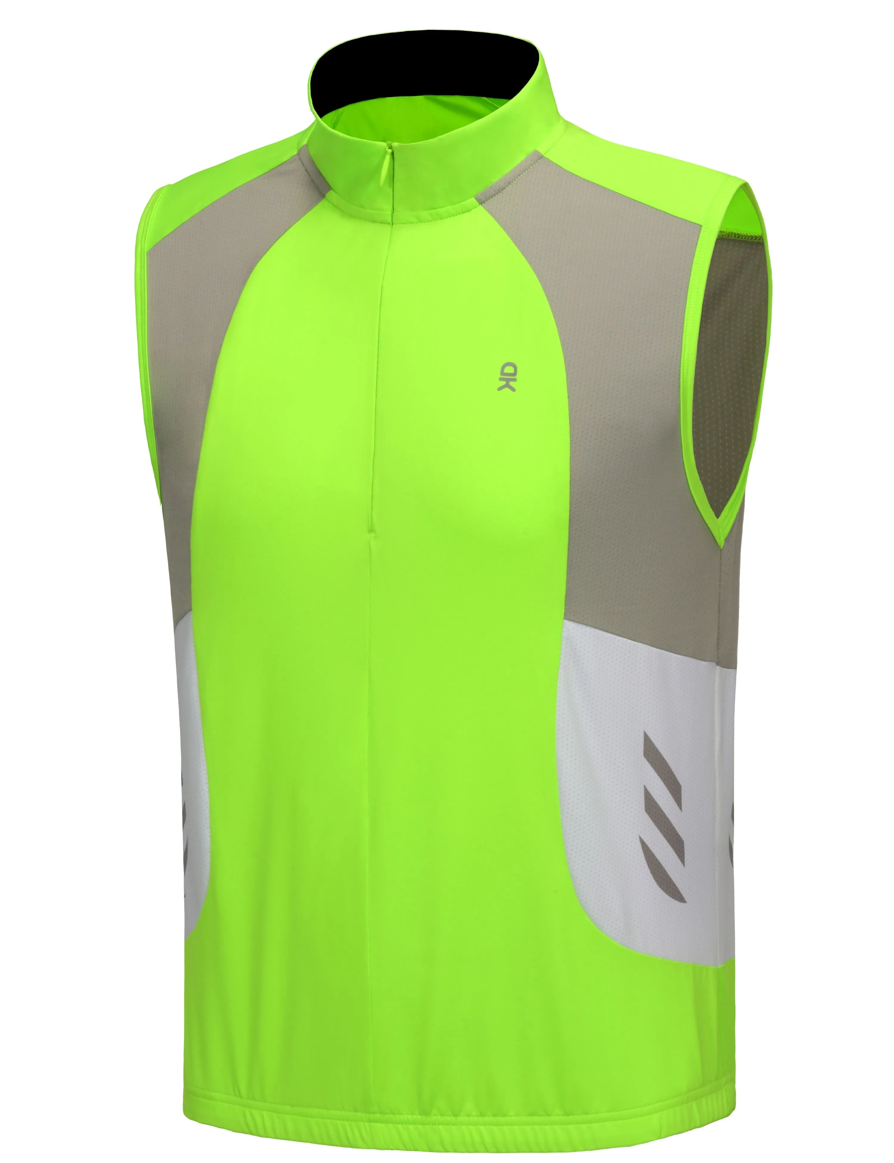 Men's Reflective Cycling Vests with 4 Rear Pockets