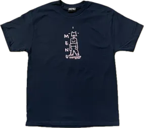 Menu X Gonz T-Shirt - Navy