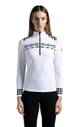 Newland - Eris T-Neck Sweater Women Black/White