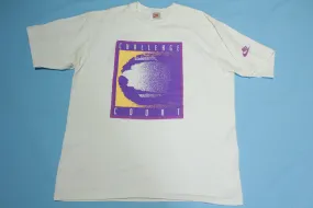 Vintage 90s Nike Challenge Court Andre Agassi Single Stitch Tennis T-Shirt - Made in USA