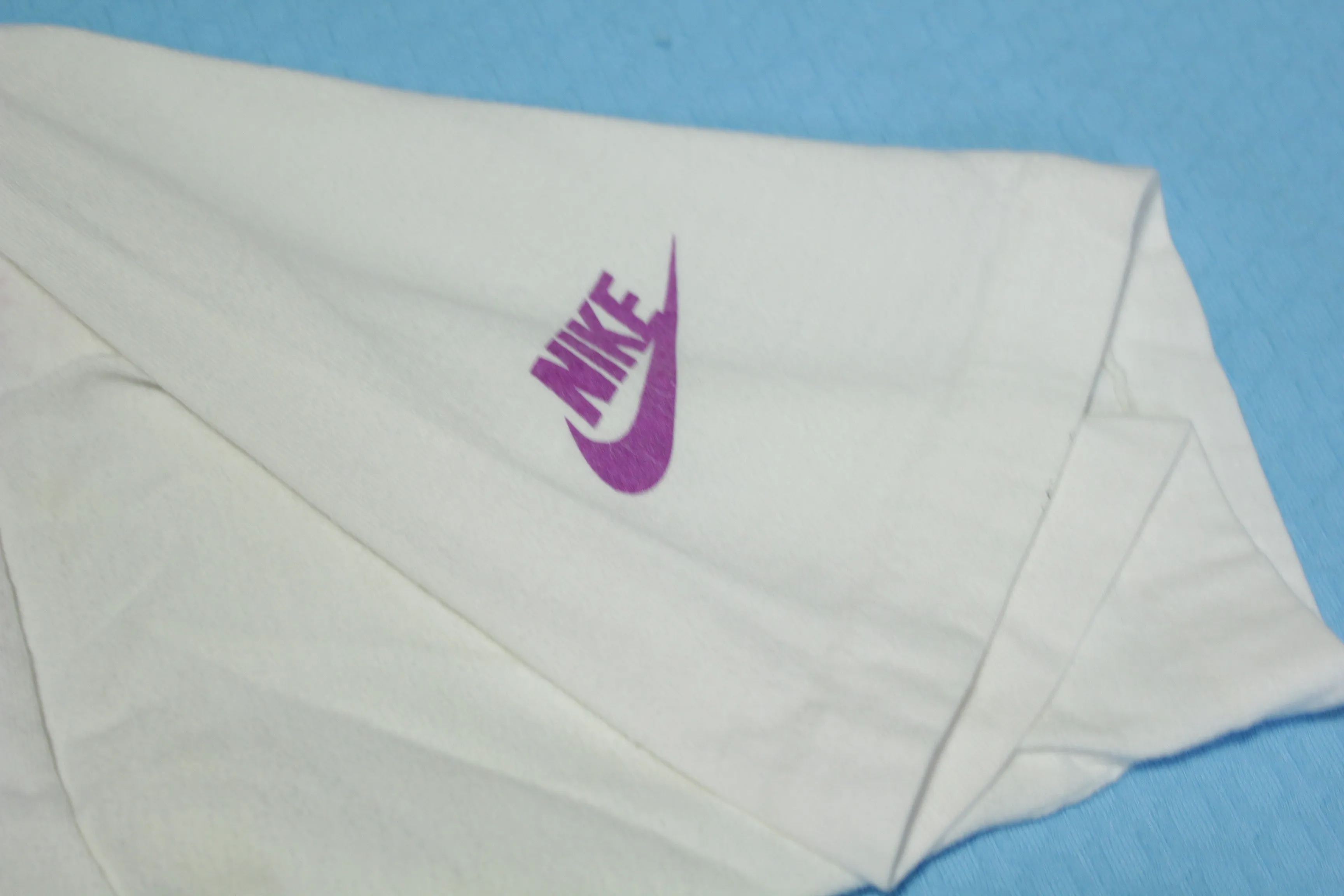 Vintage 90s Nike Challenge Court Andre Agassi Single Stitch Tennis T-Shirt - Made in USA