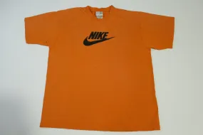 Nike Spellout Big Swoosh Vintage Y2K Orange Silver Tag Essential T-Shirt