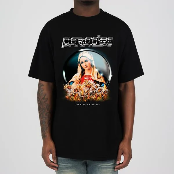 OUR LADY PREM TEE BLACK