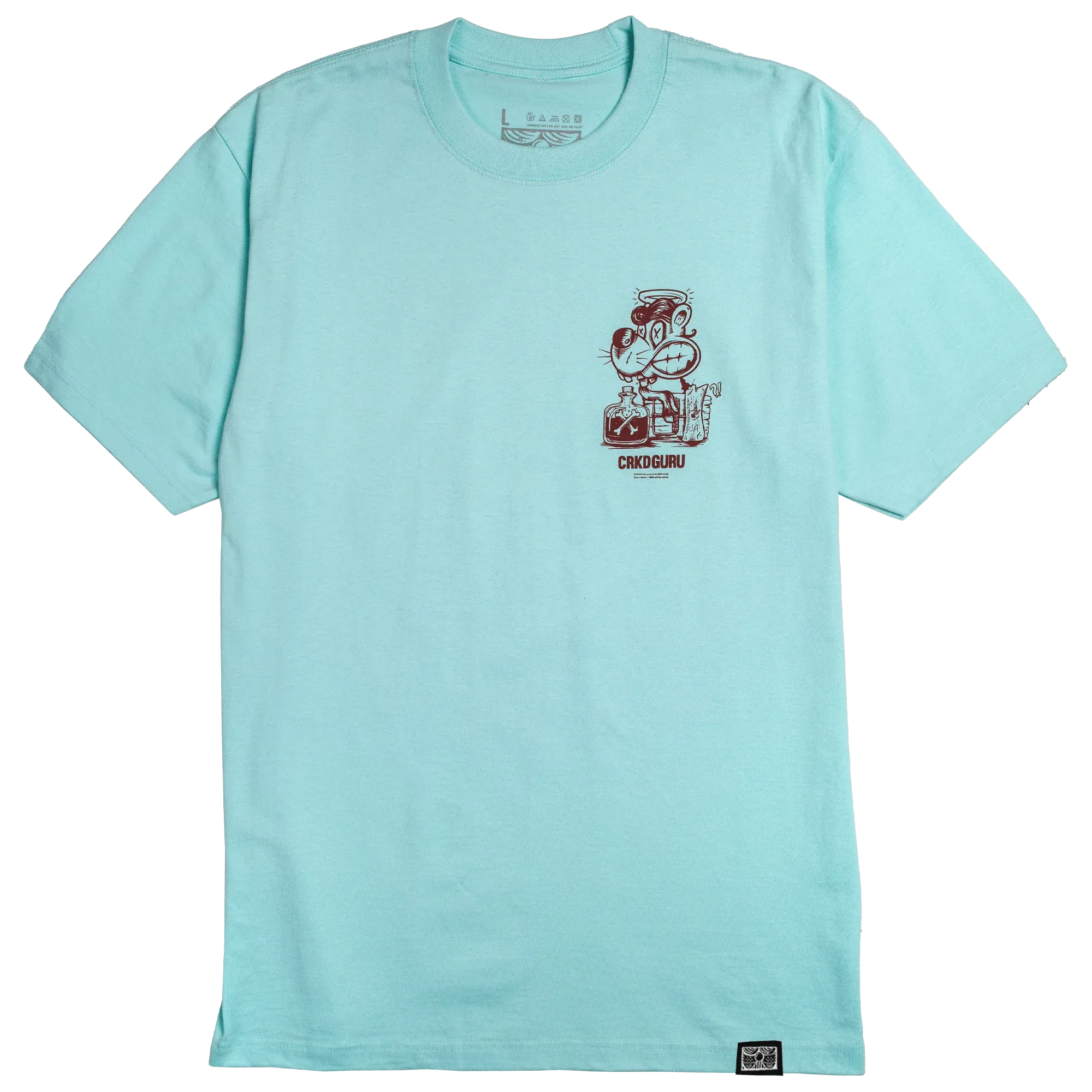 PEST CONTROL TEE BLUE