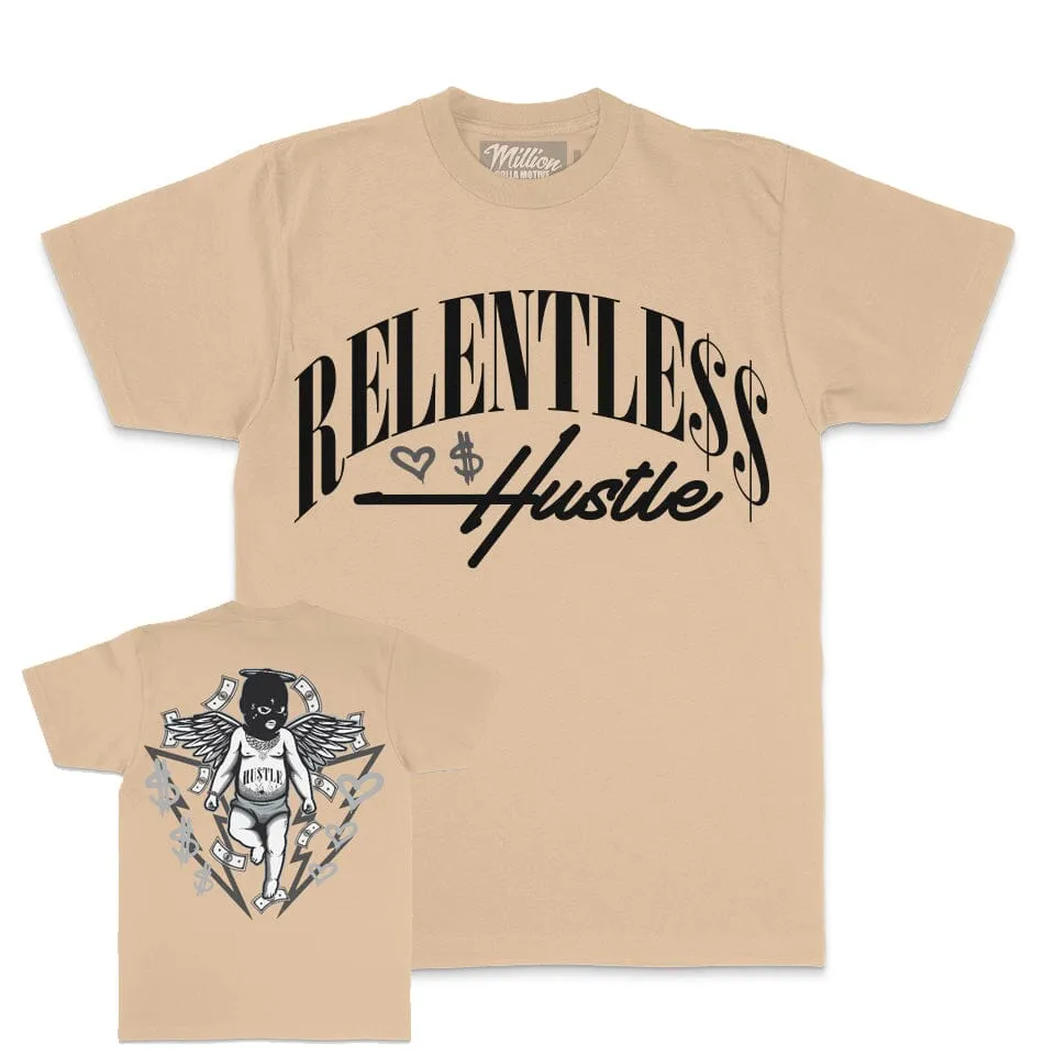 Relentless Hustle - Khaki T-Shirt