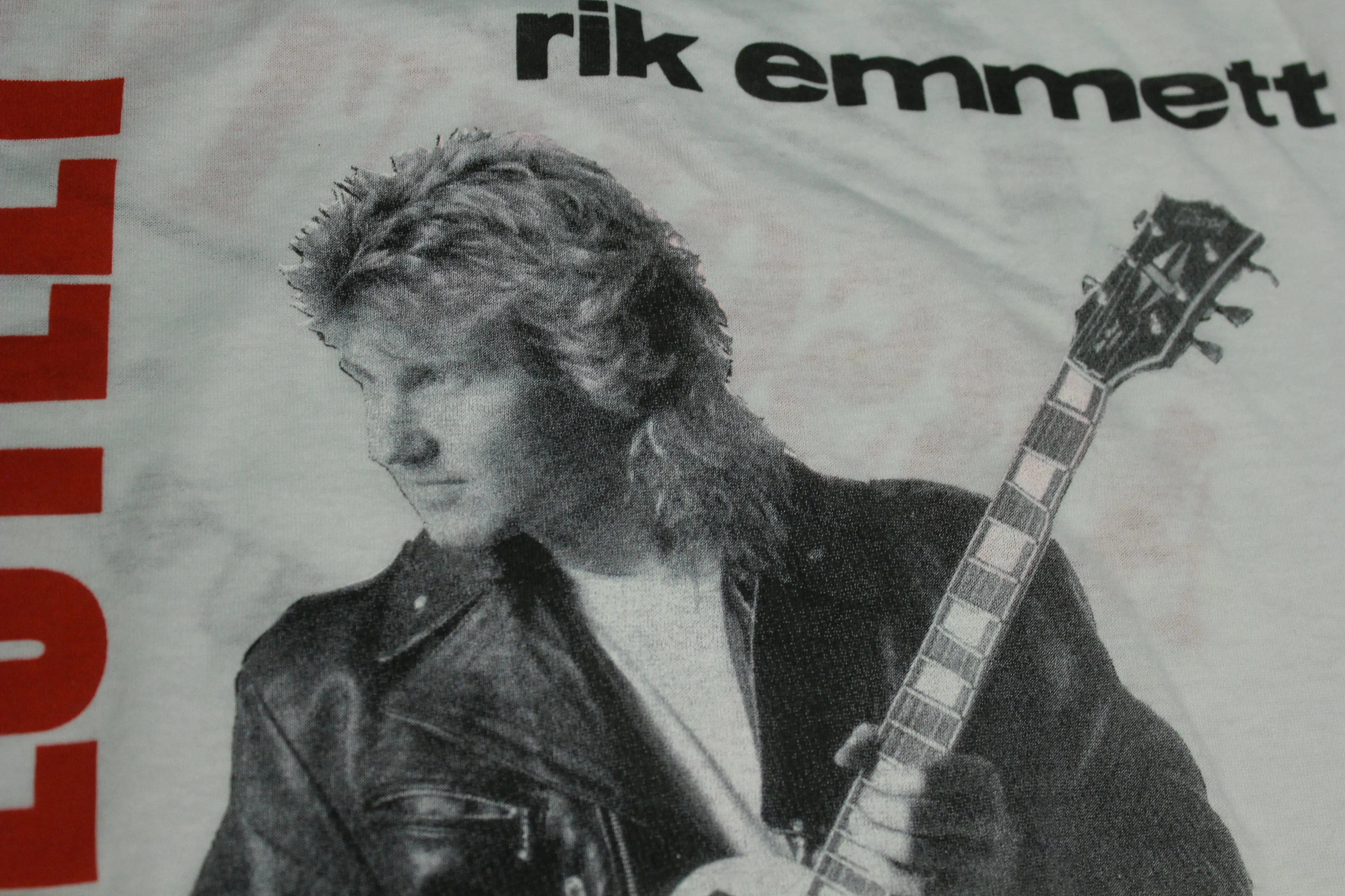 Rik Emmett Absolutely 1991 Vintage 90's Tour Ex-Triumph Single Stitch Concert T-Shirt