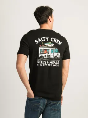 SALTY CREW REELS & MEALS PREM T-SHIRT