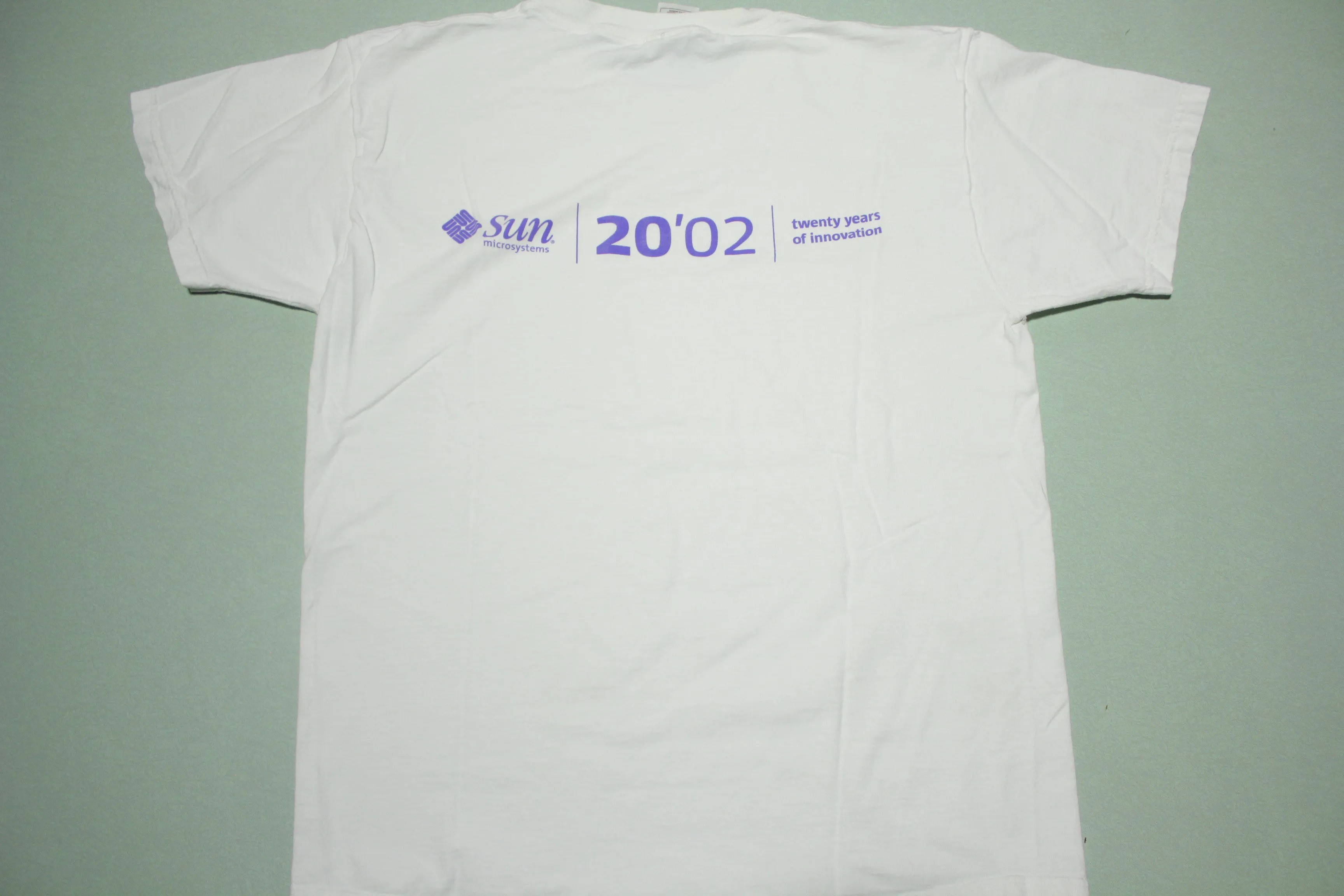 Sun Microsystems 2002 Computer Software T-Shirt