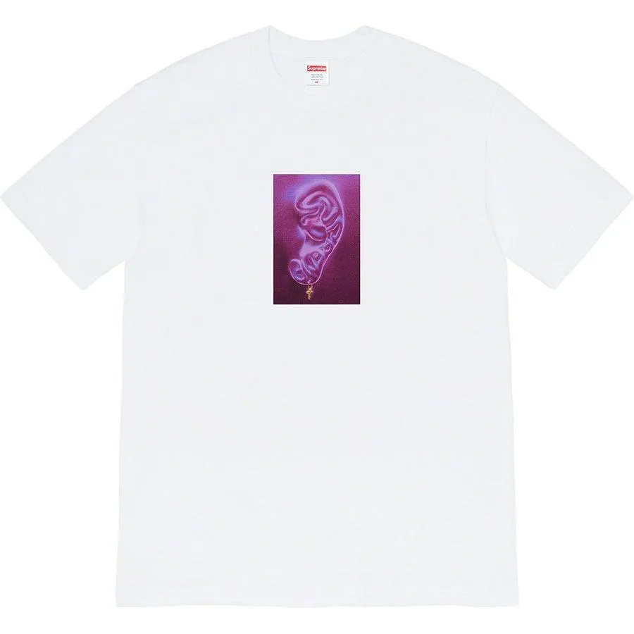 Supreme Ear Tee (White)