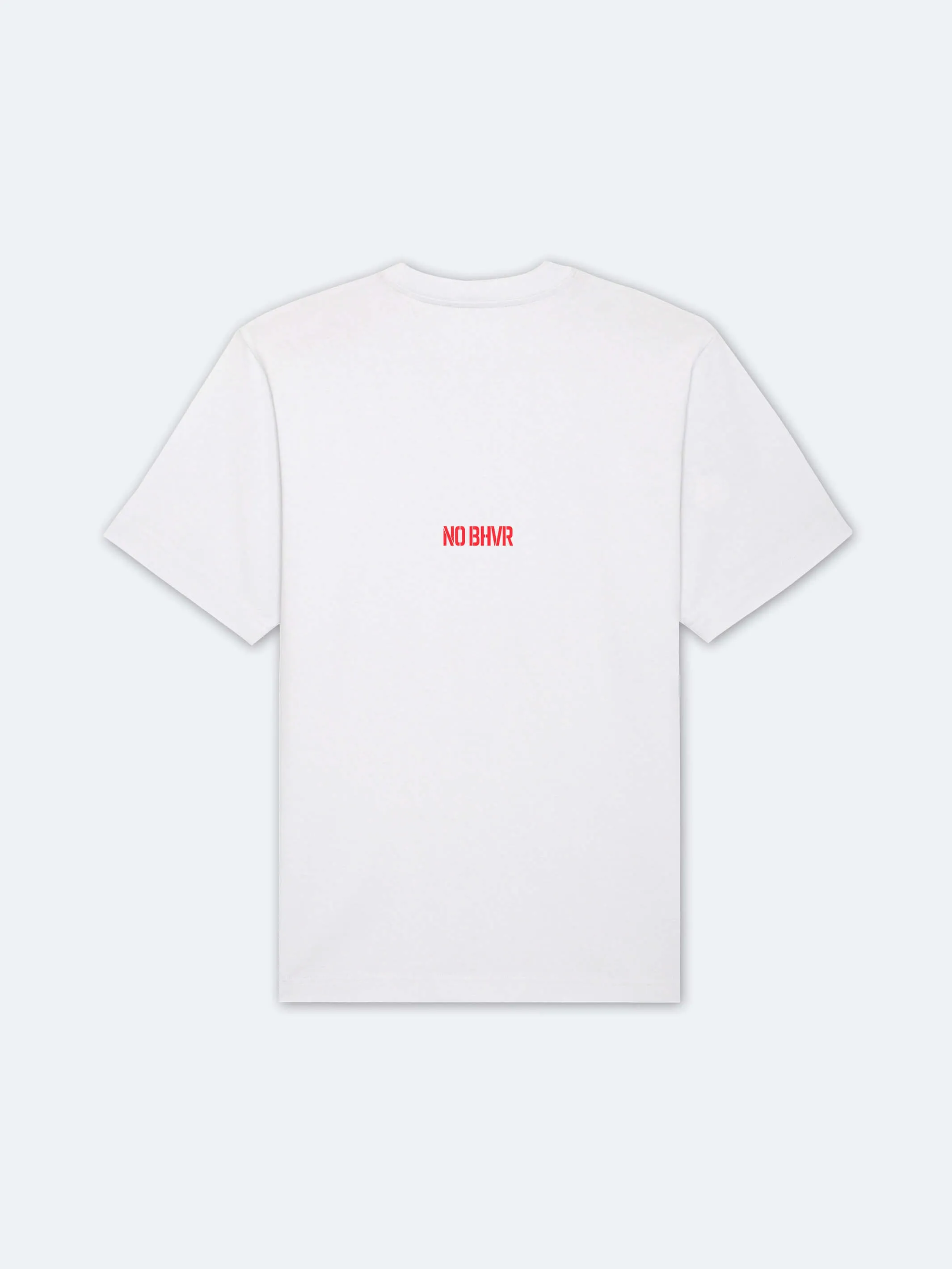 Traffic Light Red Tee (White)