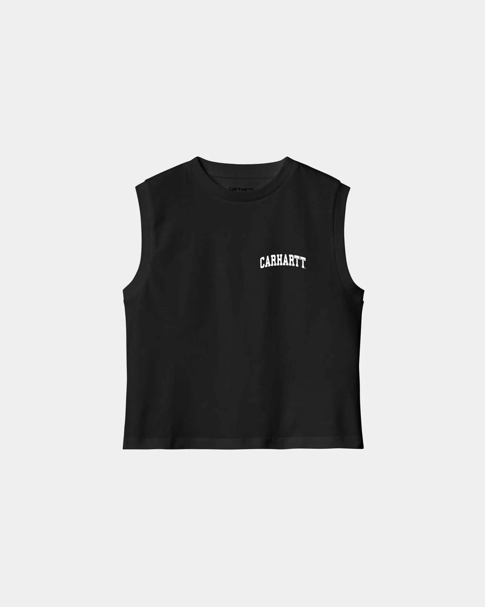 Women’s University Script A-Shirt | Black